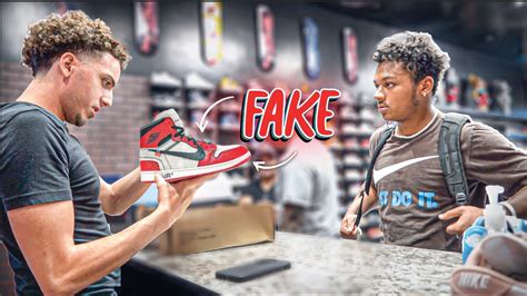 selling fake shoes